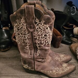 Laredo Womens Cowboy Boots Sz 10